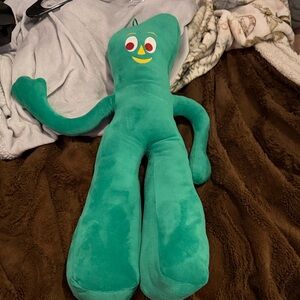 Green Gumby Plush Dog Toy